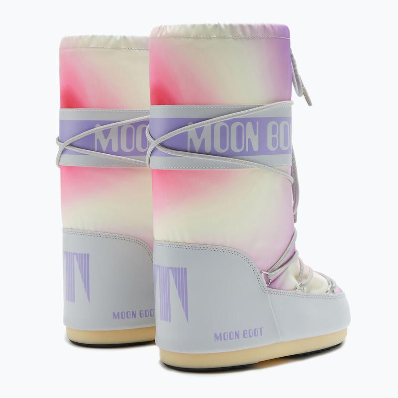 Bottes de neige glacier Moon Boot Icon Tie Dye pour femmes