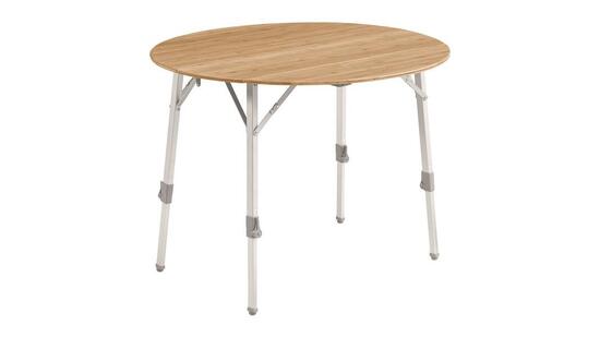 Stolik turystyczny składany Outwell Custer Round - brown