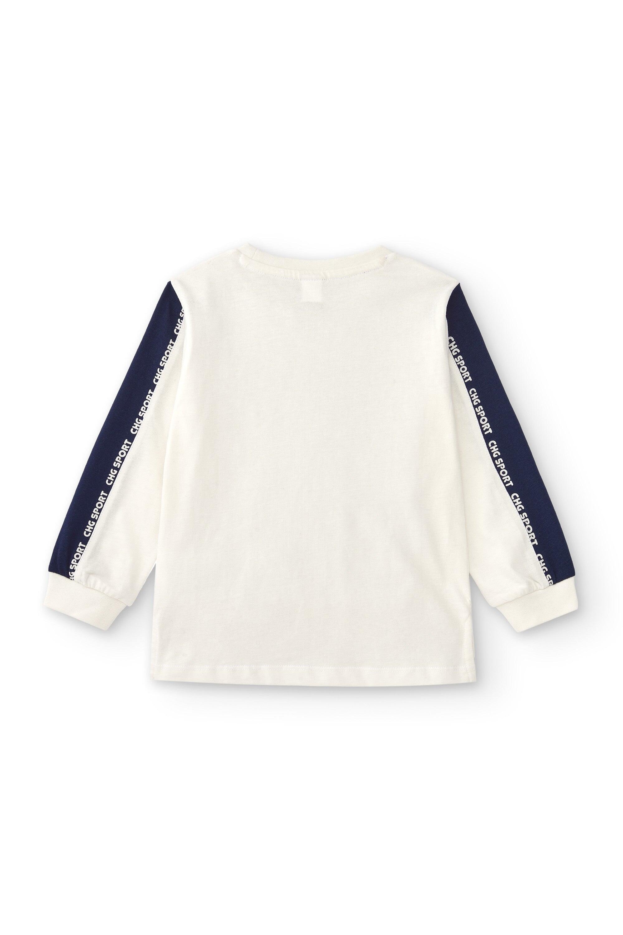 Camiseta infantil de manga comprida Rush Out na cor 3/4