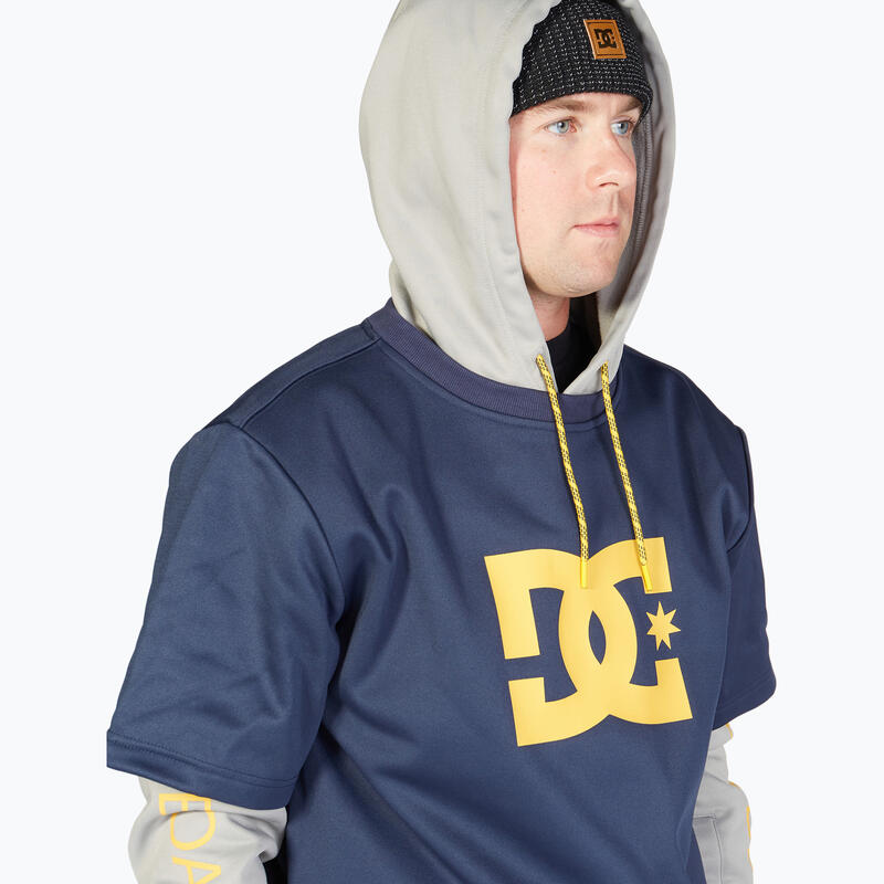 DC Dryden snowboardsweatshirt marineblauw en grijs