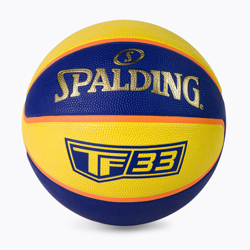 Piłka do koszykówki Spalding TF-33 żółto/niebieska  r. 6