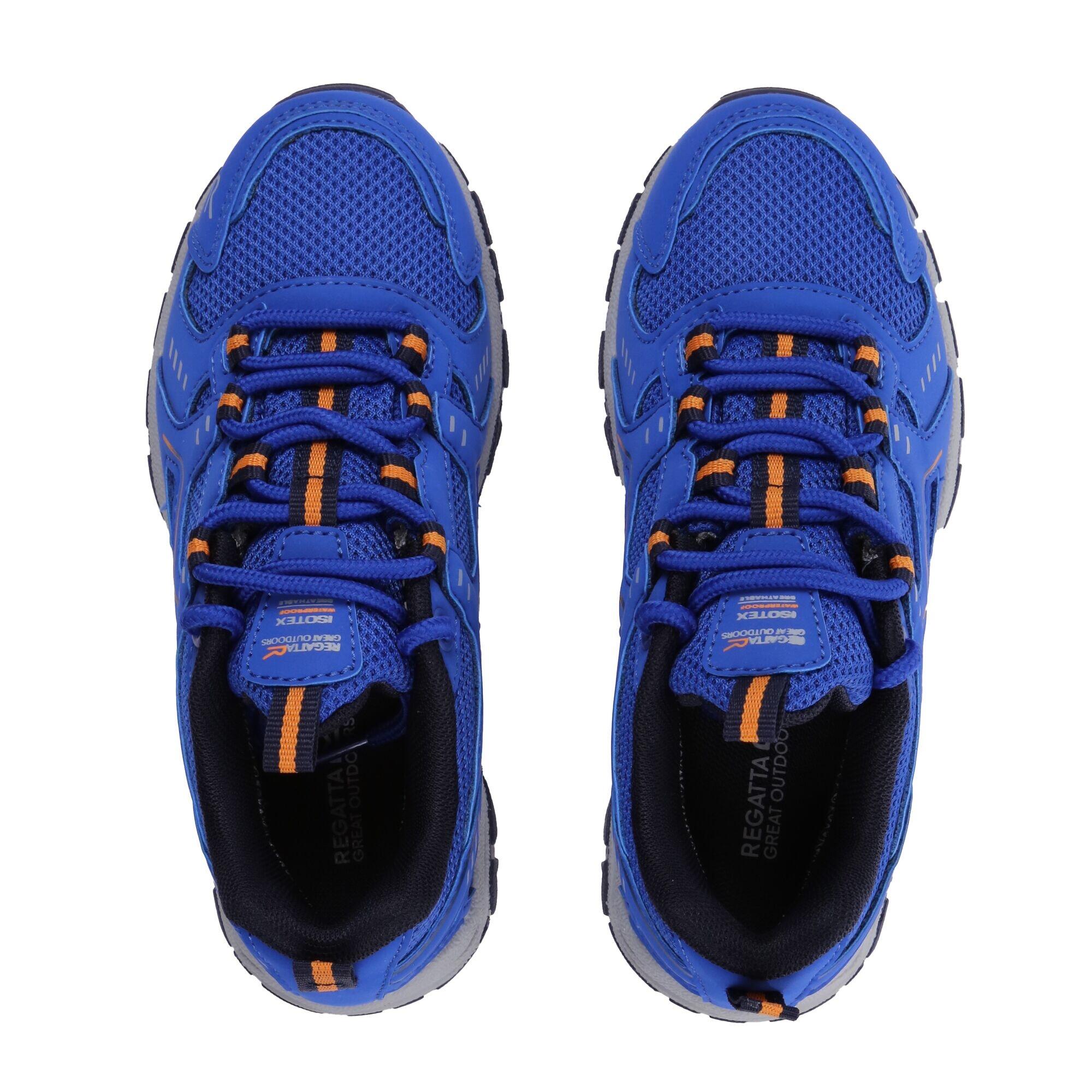 Childrens/Kids Vendeavour Walking Shoes (Strong Blue/Orange Pepper) 4/5