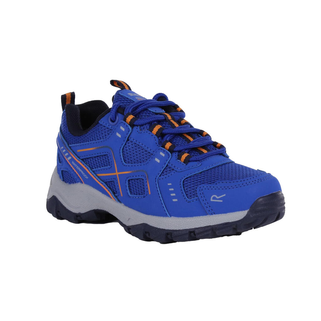 Childrens/Kids Vendeavour Walking Shoes (Strong Blue/Orange Pepper)