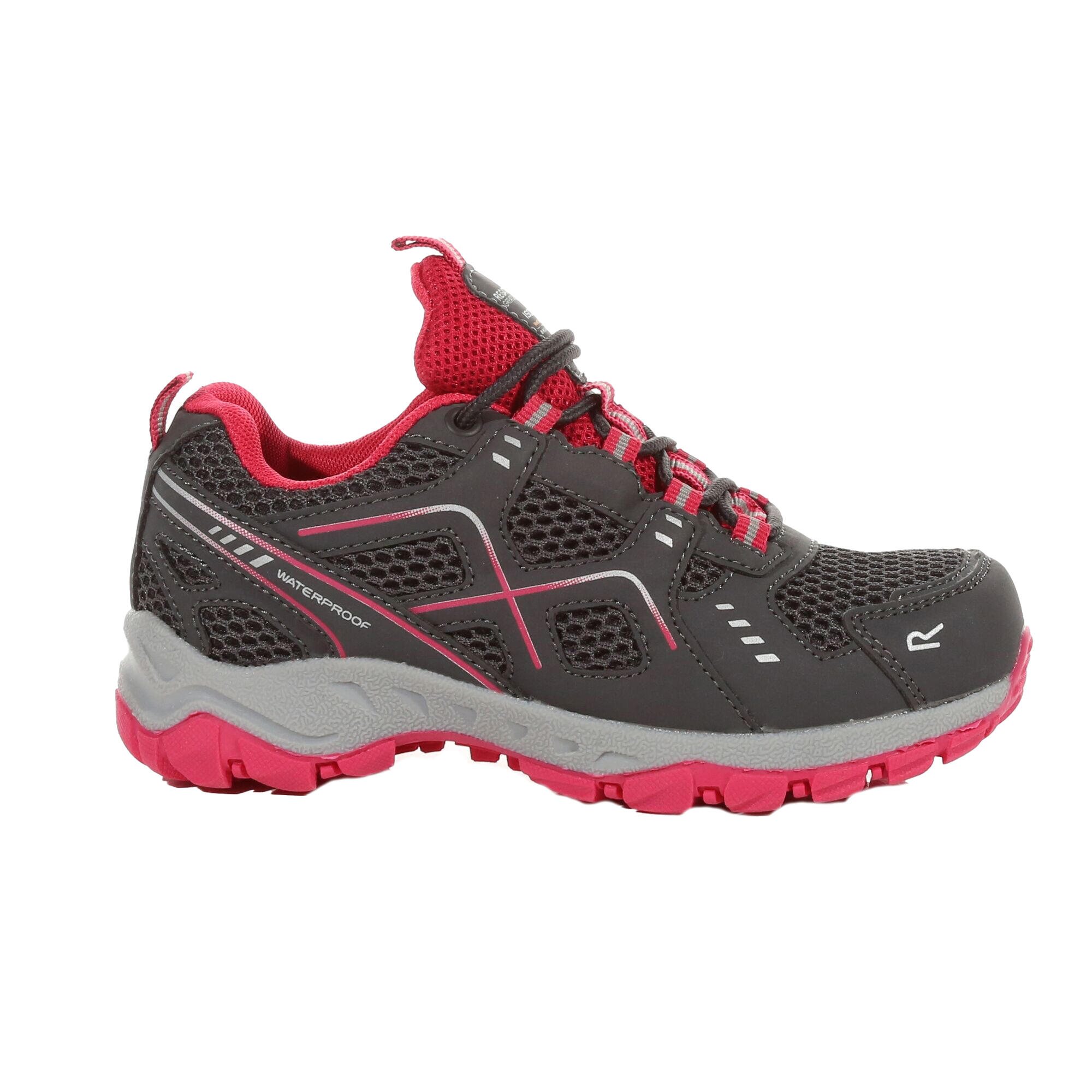 Childrens/Kids Vendeavour Walking Shoes (Granite/Pink Potion) 2/5