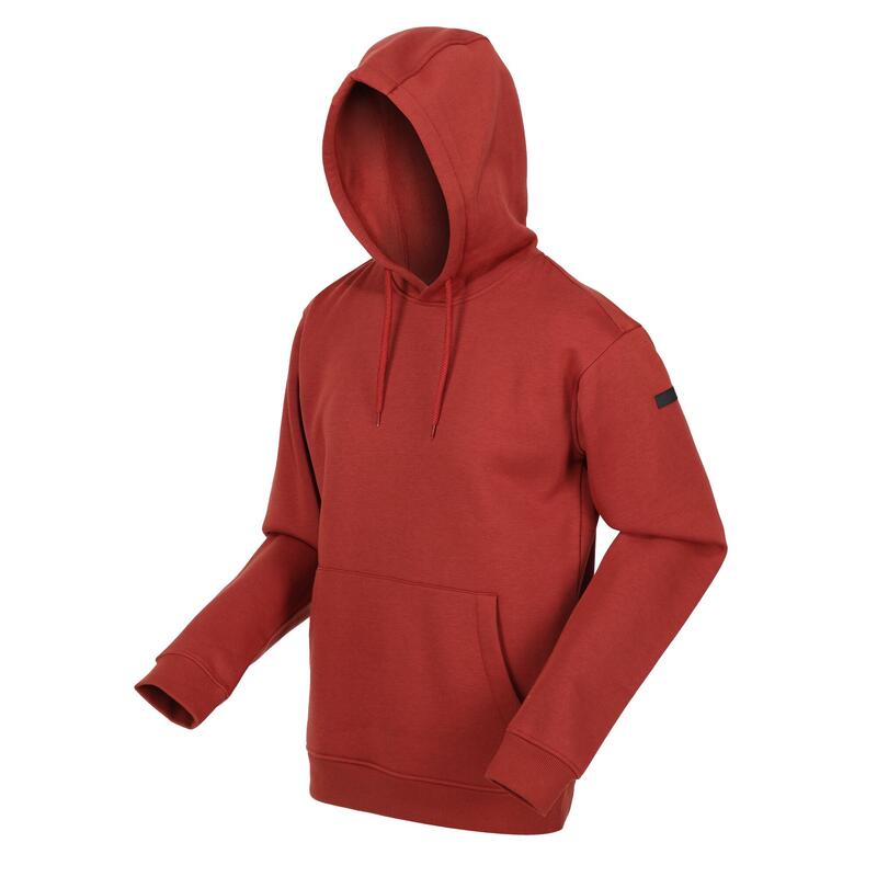 Sweat à capuche ORTOLAN Homme (Rouge brûlé)