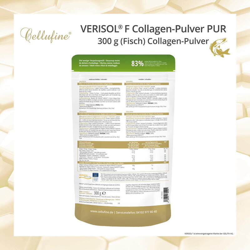 VERISOL® F (Fisch) Collagen-Pulver PUR - 300 g Doypack