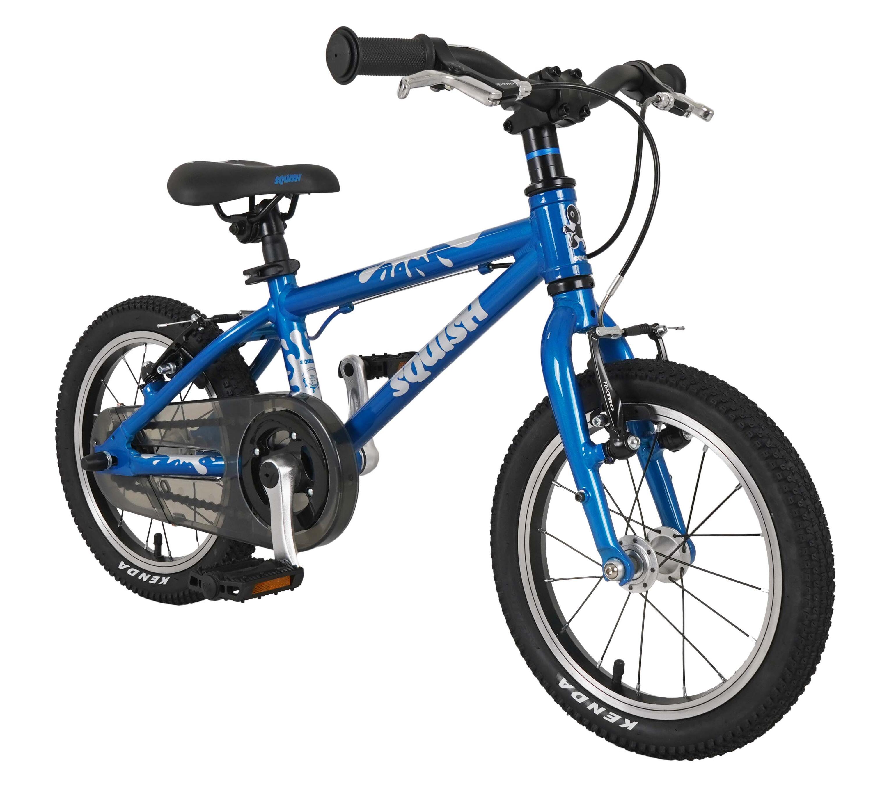 14" Wheel Lightweight Hybrid Bike Blue 1/8