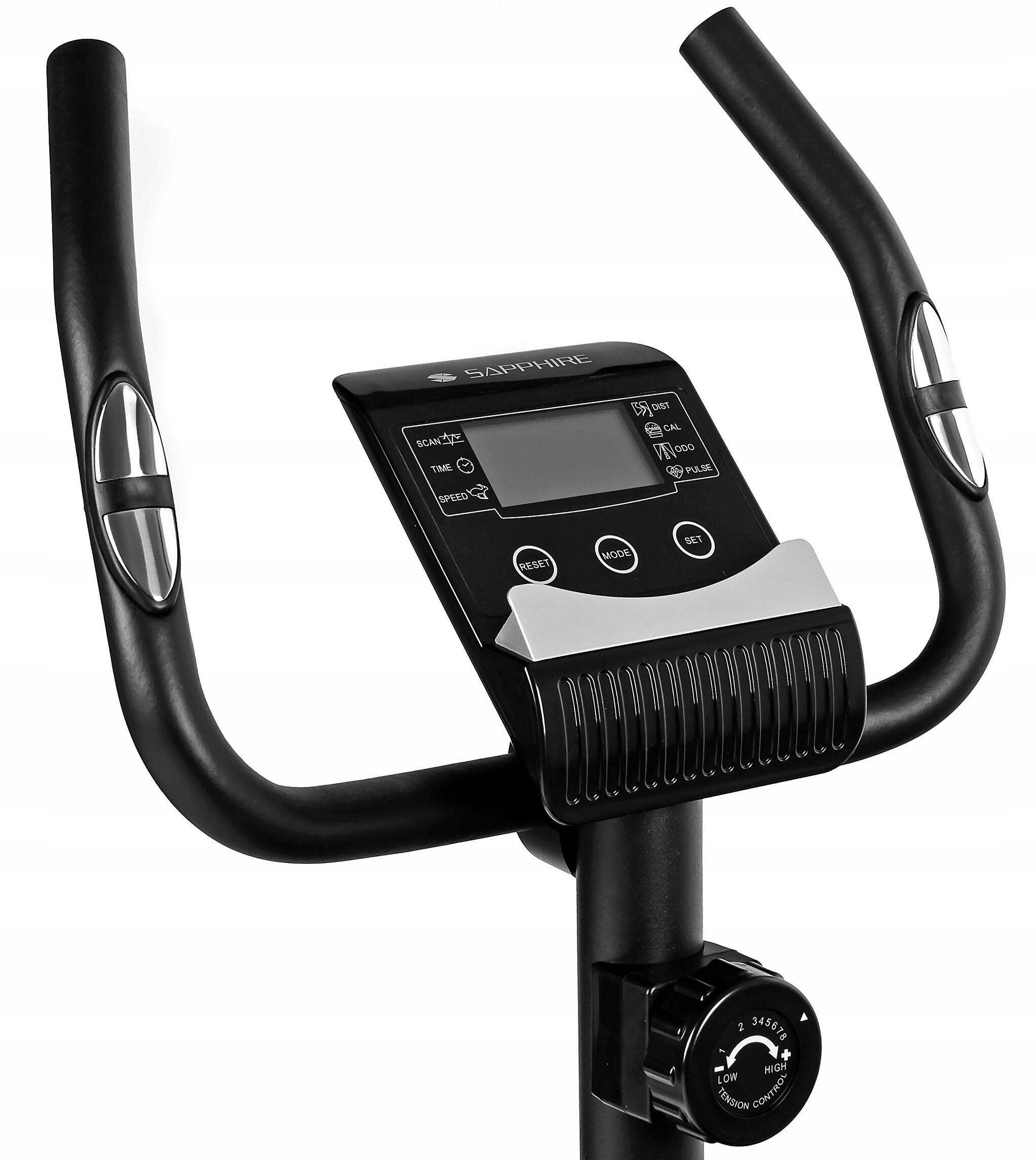 Rower treningowy stacjonarny Sapphire Supra magnetyczny 4/7