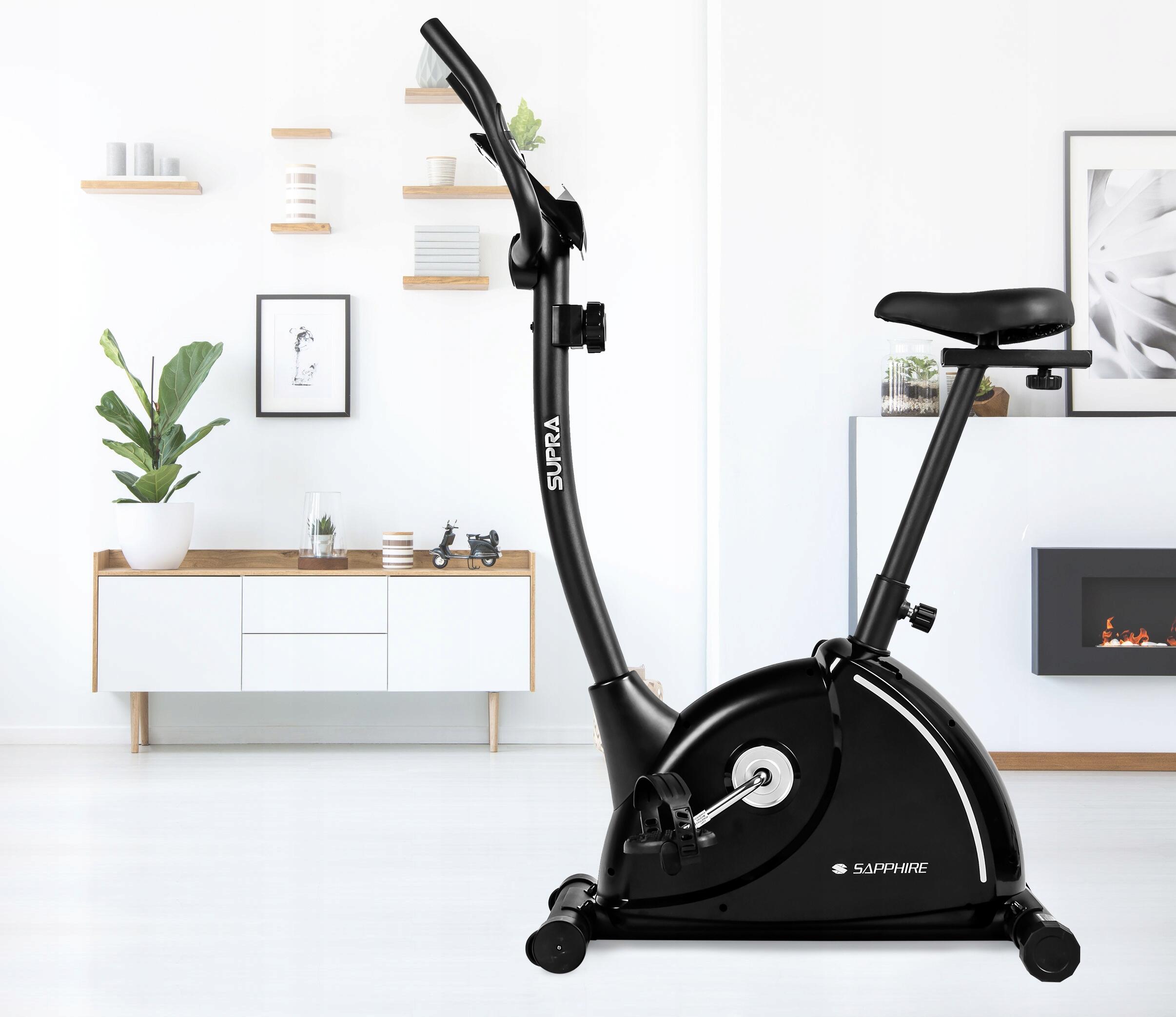 Rower treningowy stacjonarny Sapphire Supra magnetyczny 2/7