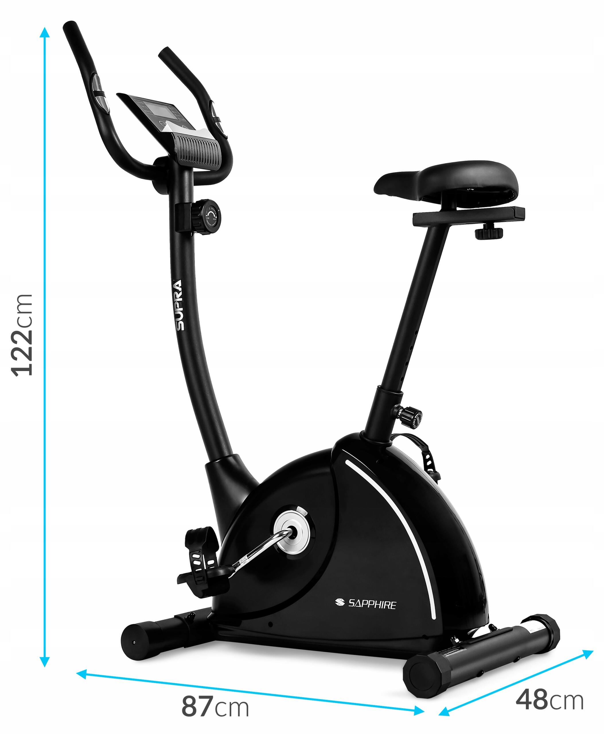 Rower treningowy stacjonarny Sapphire Supra magnetyczny 7/7