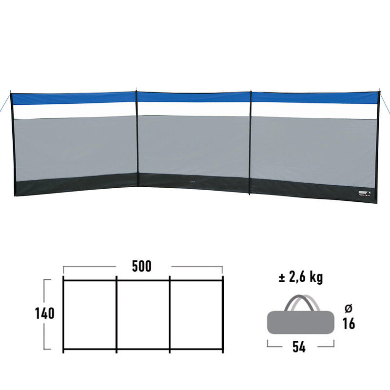 Windschutz Mistral Camping Sichtschutz XL Strand Garten 500x140 groß