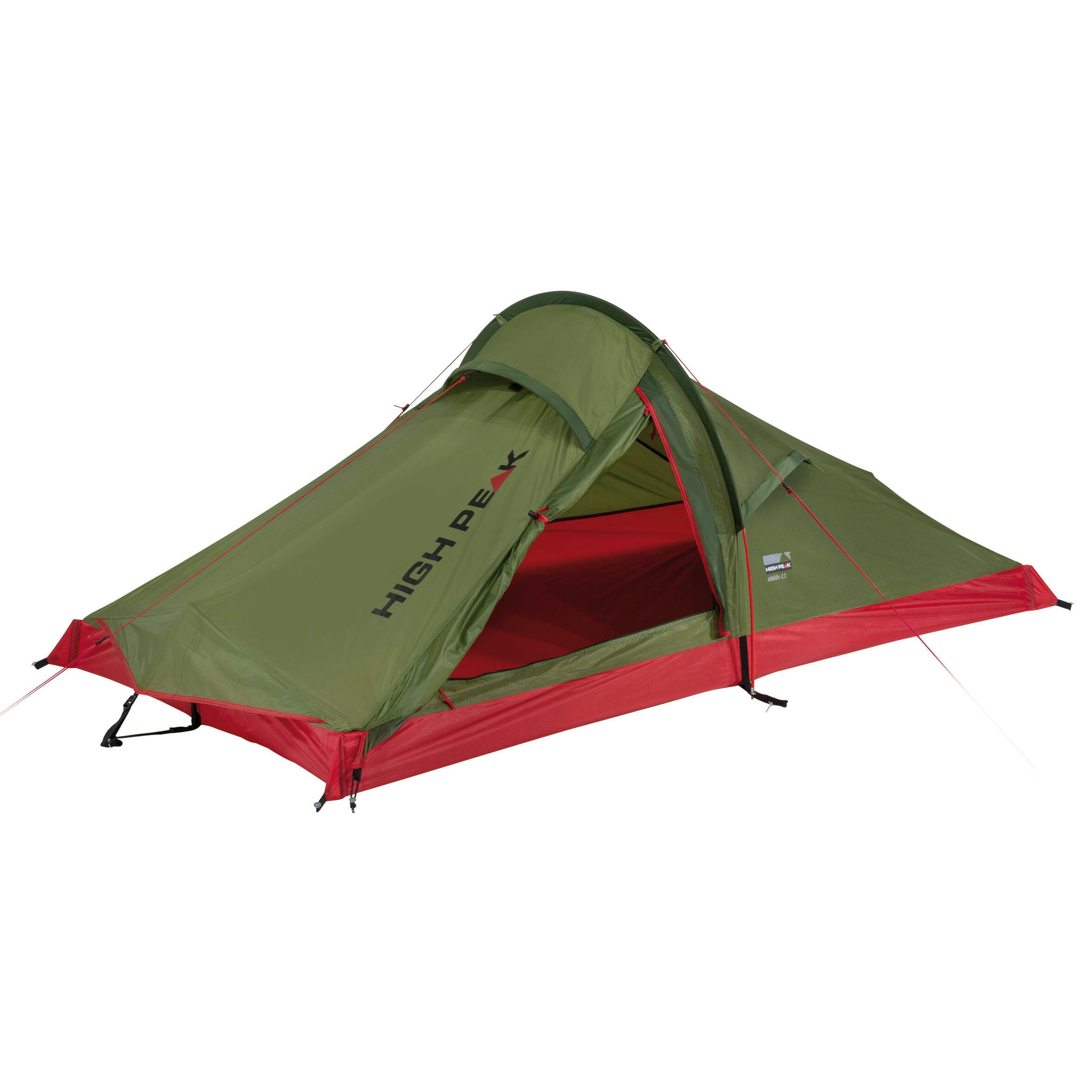 HIGH PEAK Trekkerstent Siskin 2.0 LW fiets 2-persoons boogtent aluminium 1,6 kg