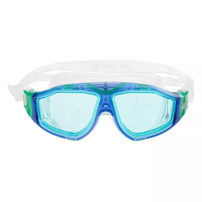 Óculos de natação Maveric para crianças e jovens Azul Transparente