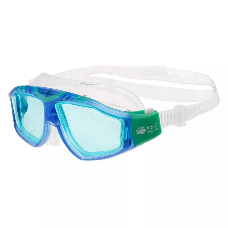 Óculos de natação Maveric para crianças e jovens Azul Transparente