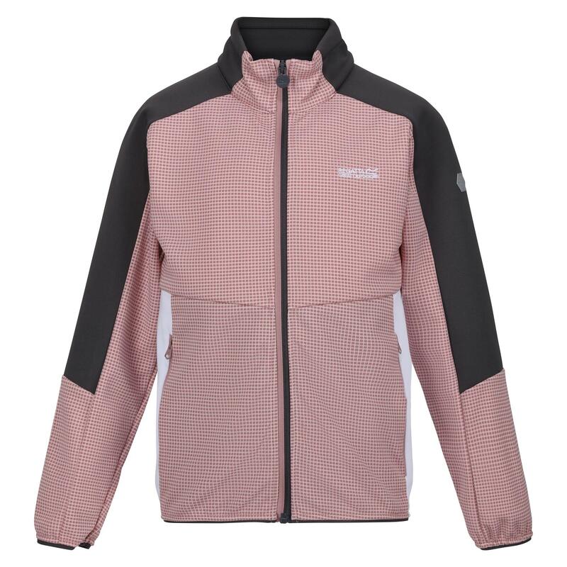 Veste polaire HIGHTON Enfant (Mauve clair / Gris phoque)