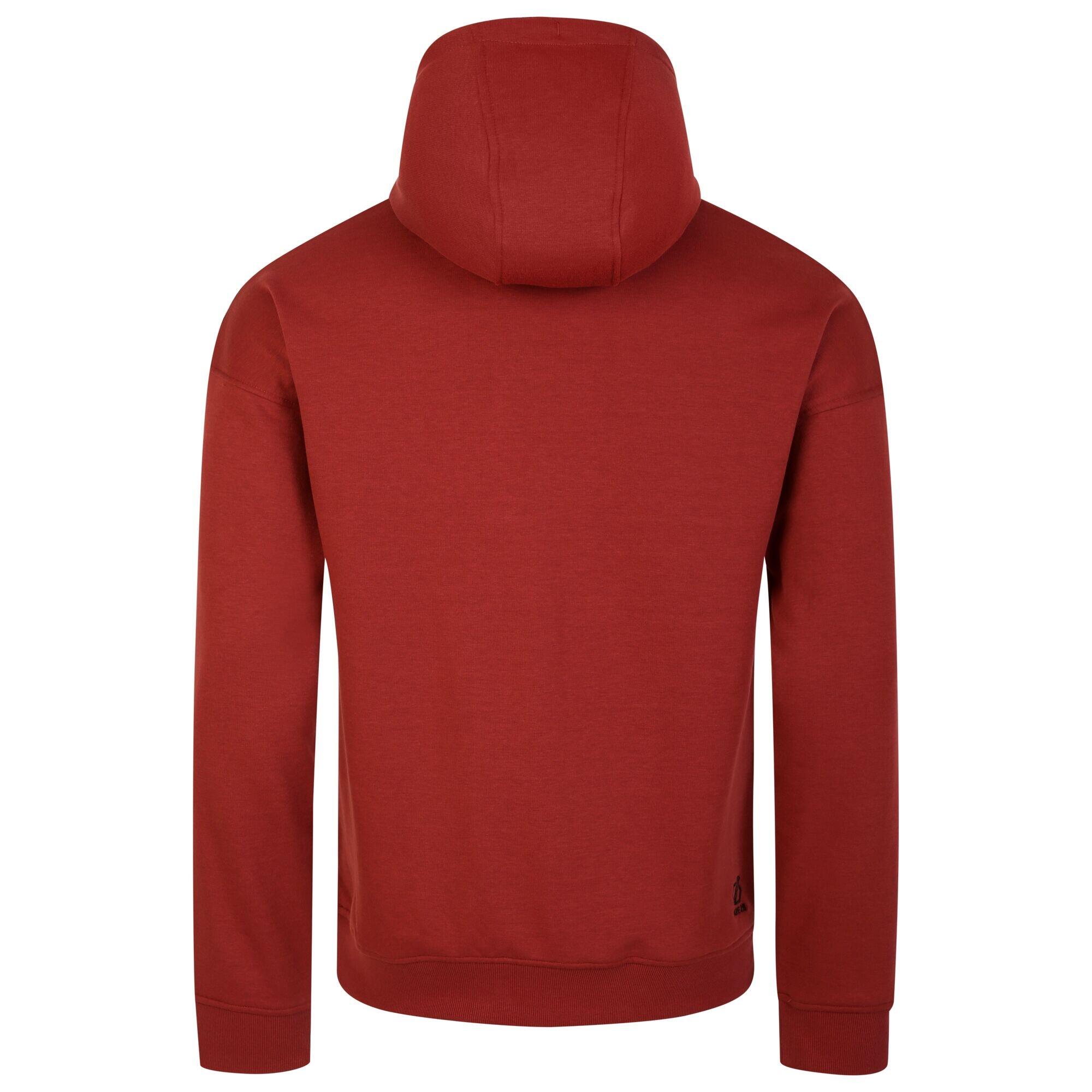 Mens Distinctly Graphic Print Hoodie (Madder Brown) 2/5