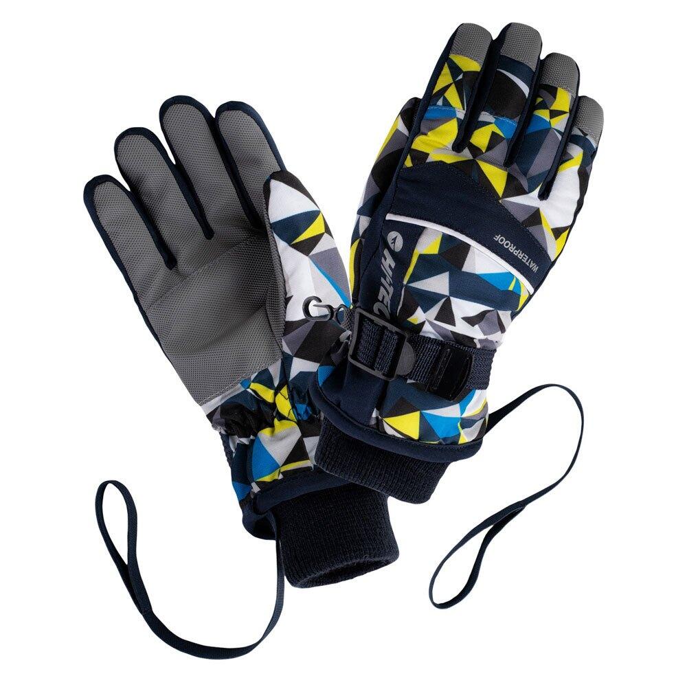 Gants De Ski HARRI Enfant (Bleu Marine / Bleu Clair / Jaune) 3/3