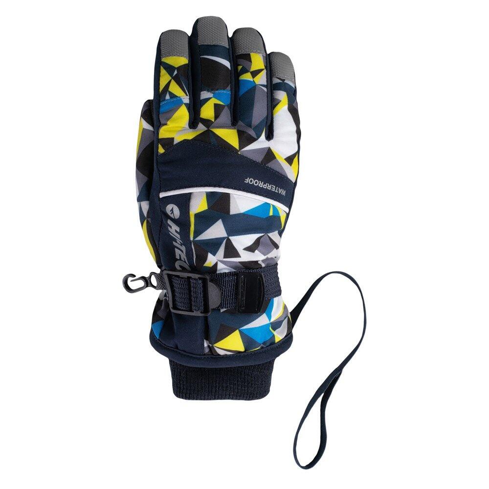 Gants De Ski HARRI Enfant (Bleu Marine / Bleu Clair / Jaune) 2/3