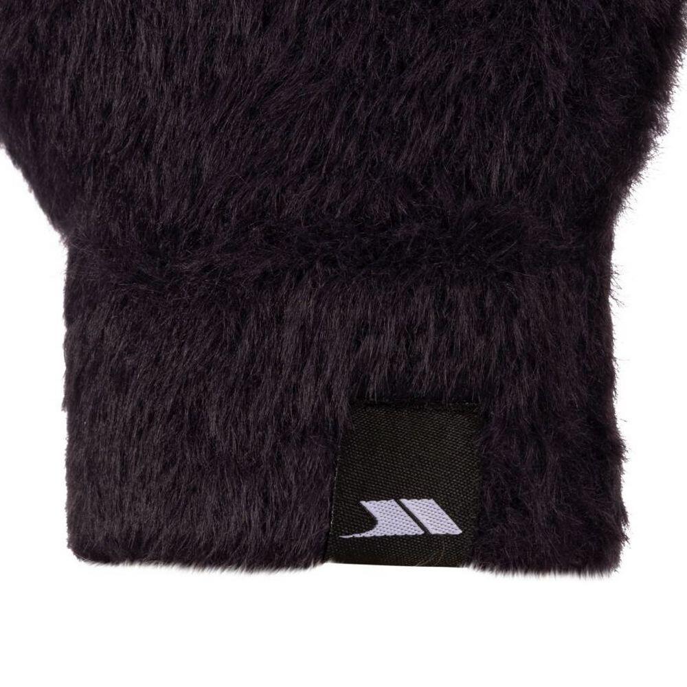Mitones de Esquí Seth de Punto para Mujer Gris Oscuro 3/4
