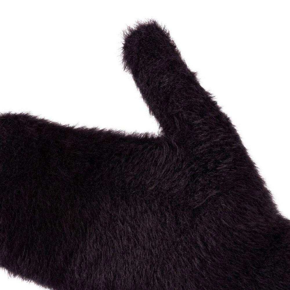 Mitones de Esquí Seth de Punto para Mujer Gris Oscuro 2/4