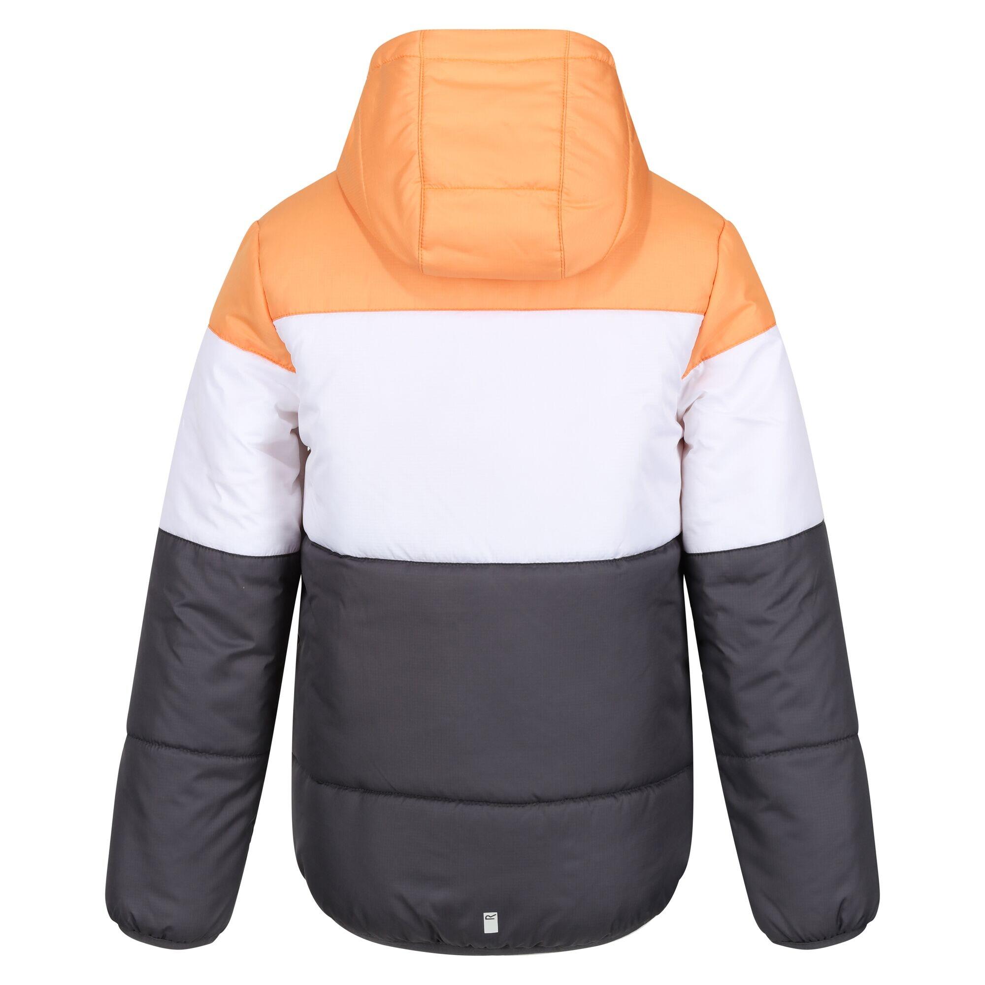 Childrens/Kids Lofthouse VII Terrain Print Padded Jacket (Apricot Crush/White) 2/5