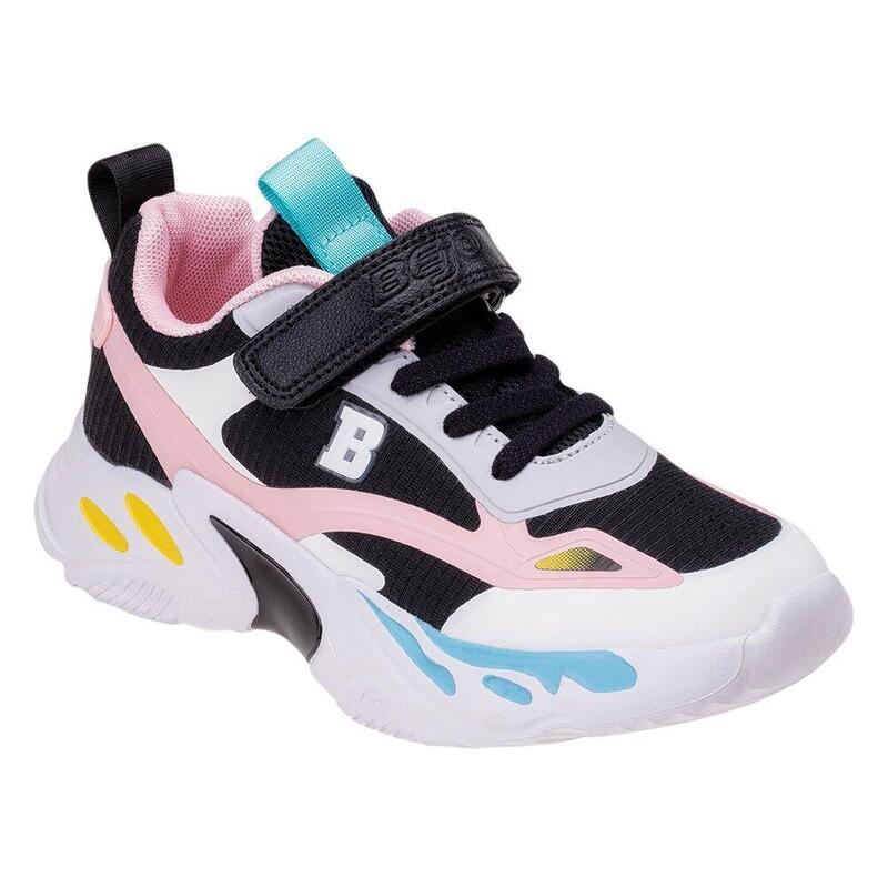 Scarpe Sportive Bambini Bejo Ludien Nero Grigio Rosa Turchese