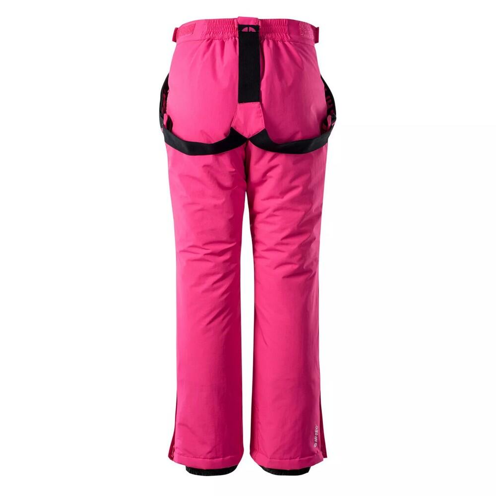 Bambini Pantaloni Da Sci Hi-Tec Darin Viola Di Barbabietola 2/3