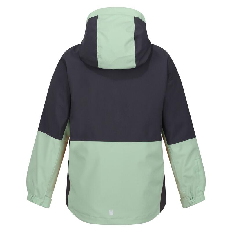 Veste imperméable HYDRATE Enfant (Menthe douce / Gris phoque)