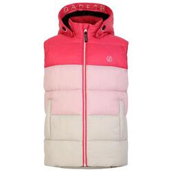 Kinder/Kinder Jolly Gewatteerd Gilet (Bessenroze/klein Mauve)