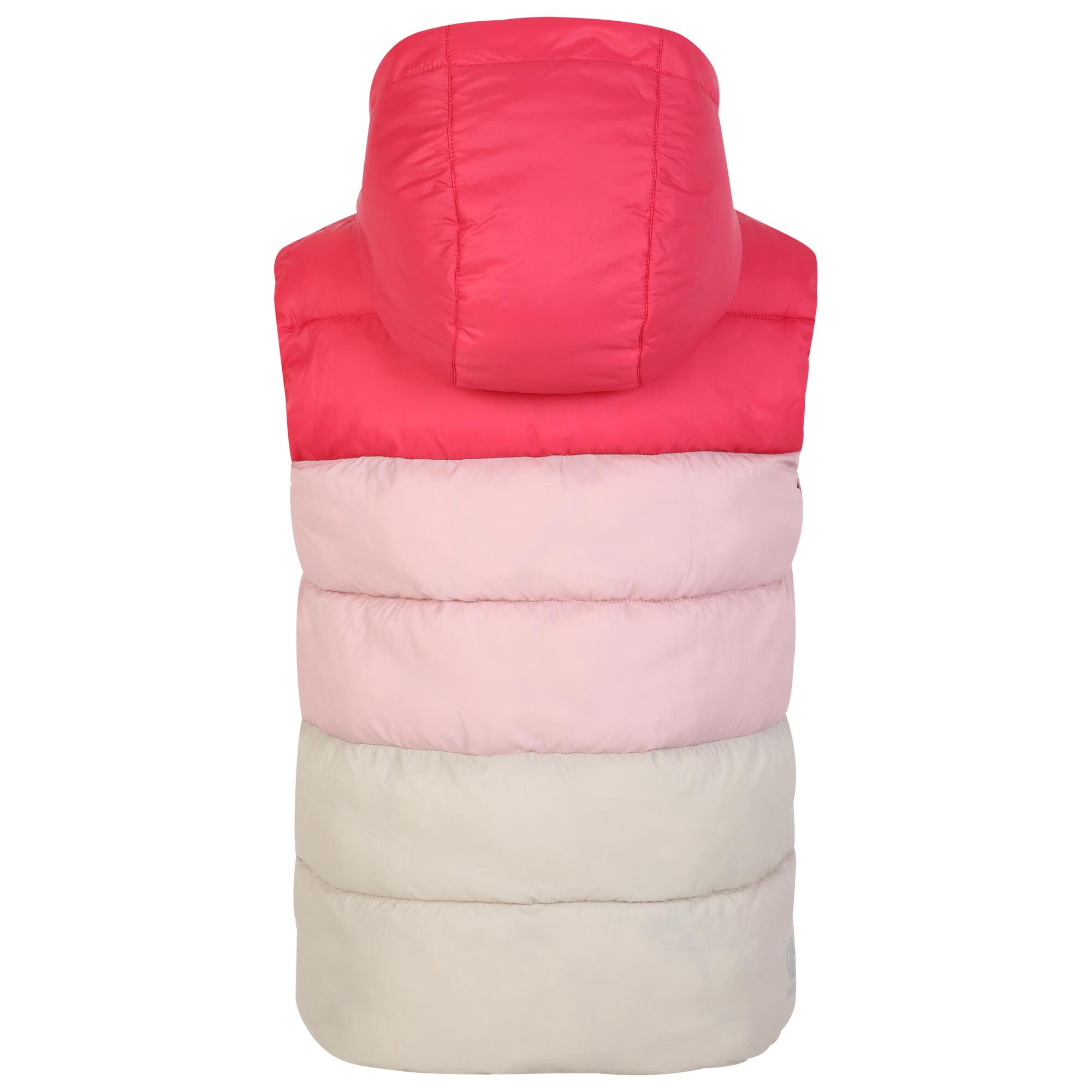 Childrens/Kids Jolly Padded Gilet (Berry Pink/Pale Mauve) 2/5