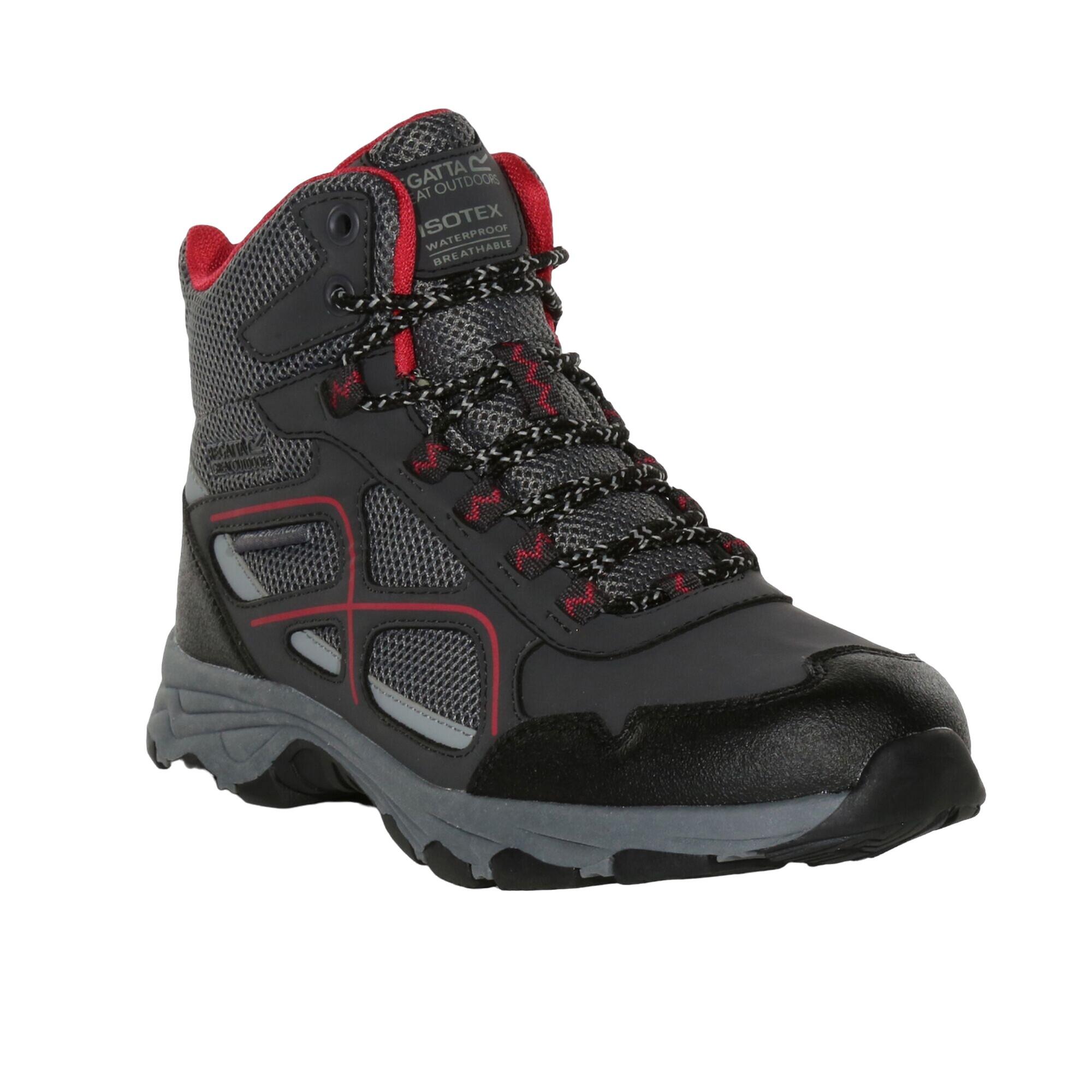 Botas de caminhada Lady Vendeavour para mulher/senhora Cinza / Rosa Poção