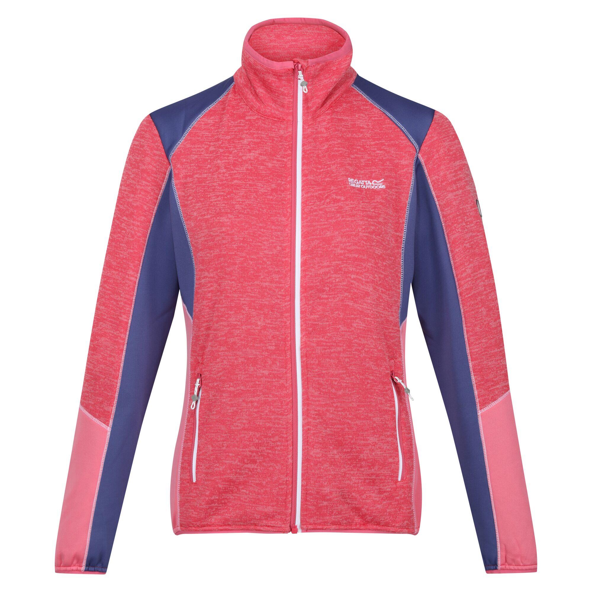 Women's LINDALLA fleece jacket (Pink / Denim)