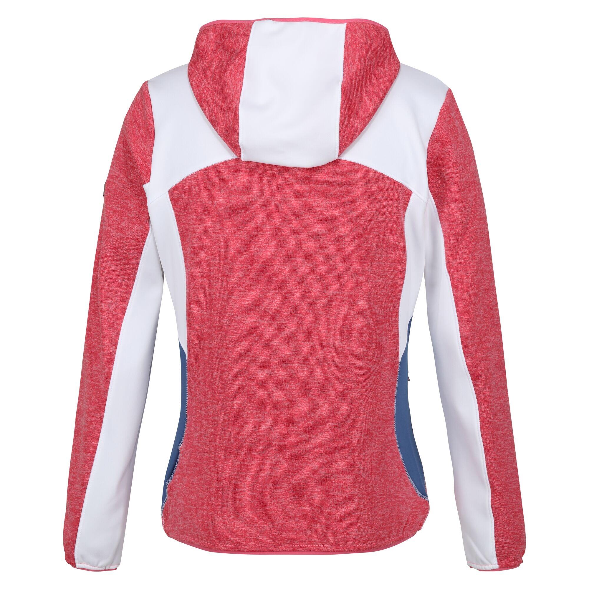 Women's WALBURY fleece jacket (Pink / White)