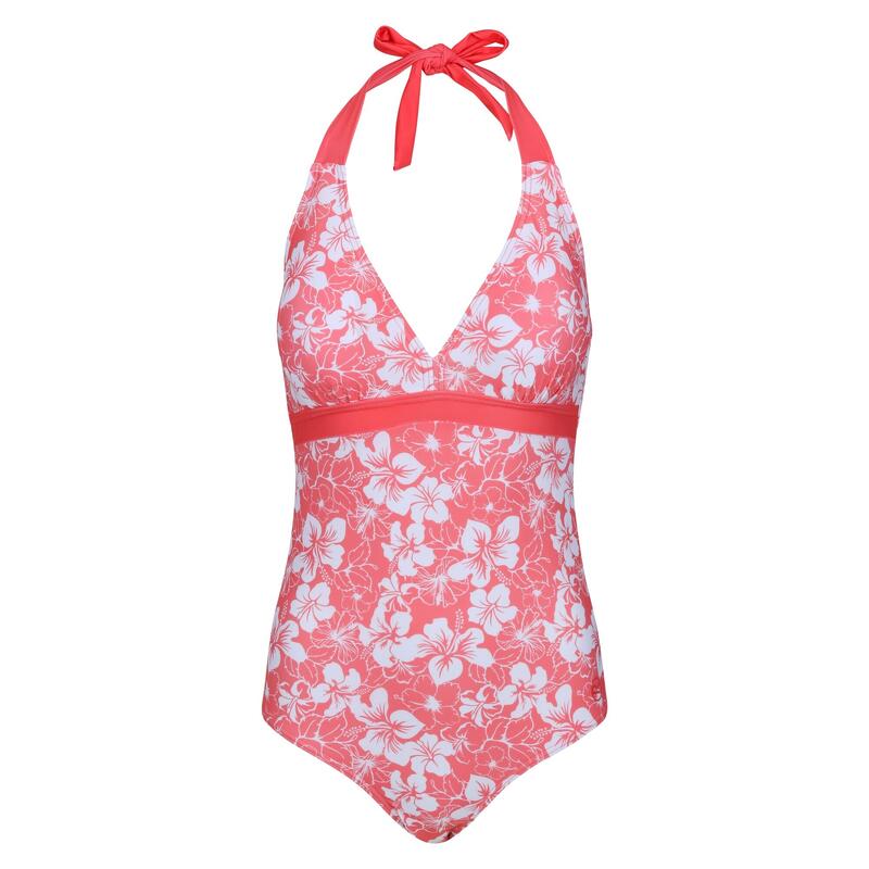 Maillot de bain 1 pièce FLAVIA Femme (Pêche foncé)