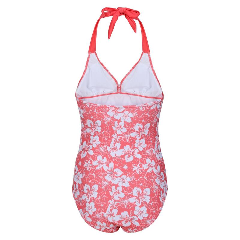 Maillot de bain 1 pièce FLAVIA Femme (Pêche foncé)