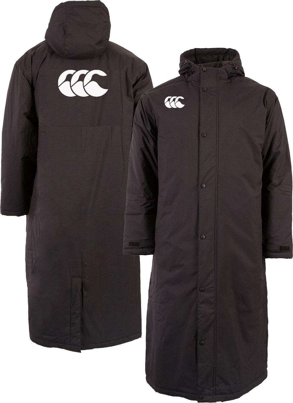 CANTERBURY Canterbury Long Full Zip Rain Resistant Insulated Sub Coat