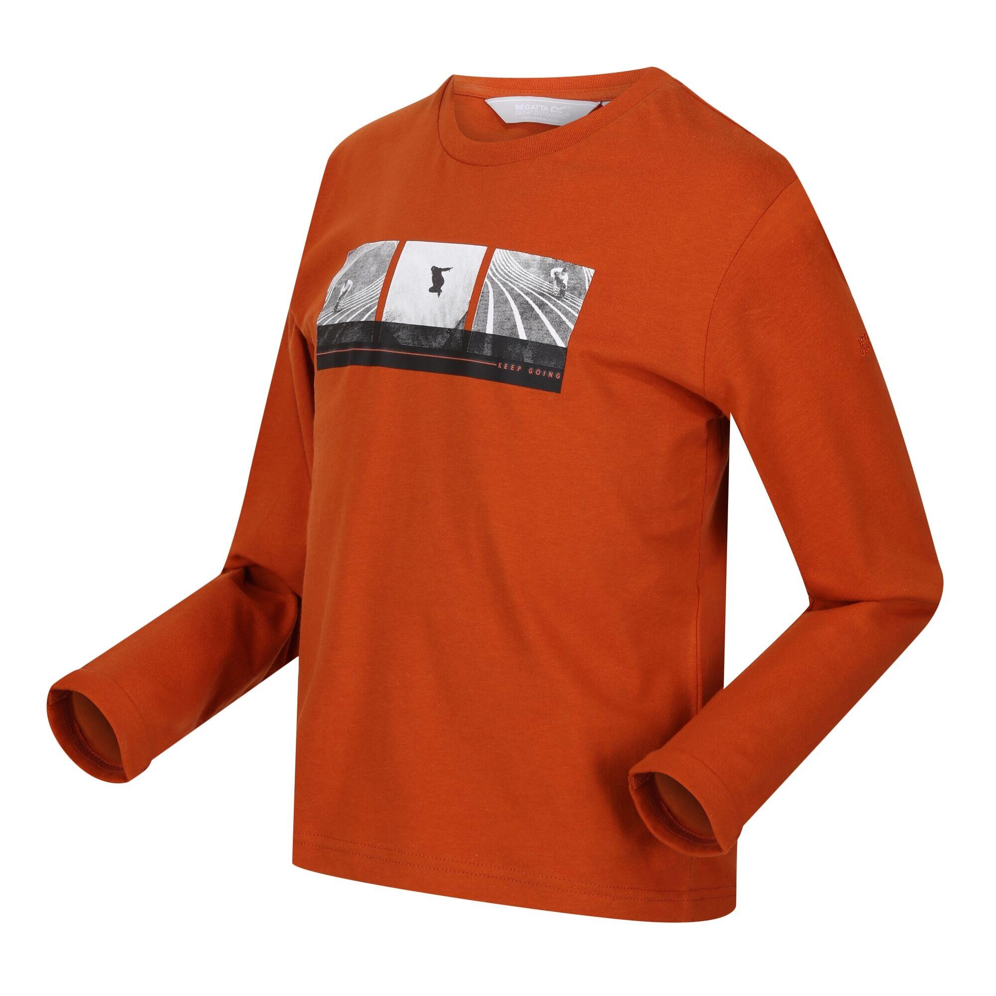 Tshirt WENBIE KEEP GOING Child (Burnt orange)