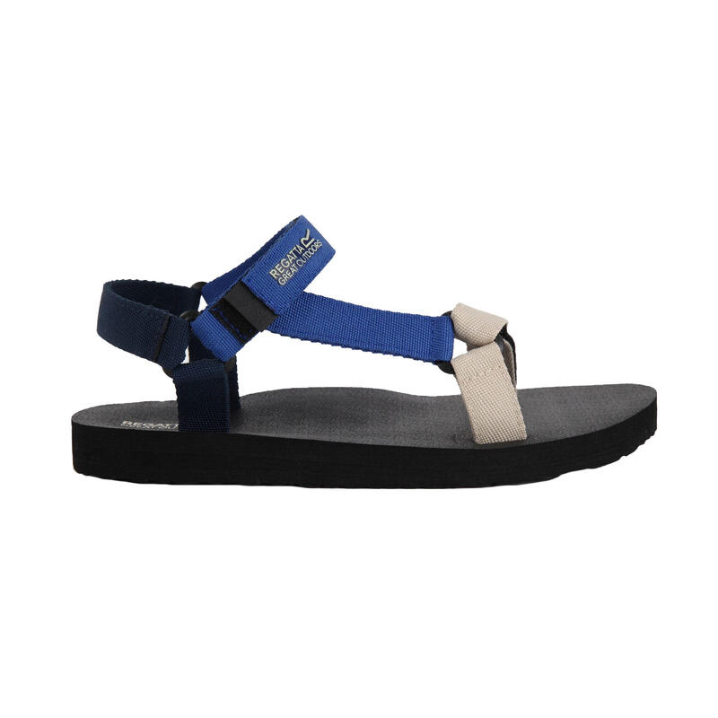 Sandalias Lady Vendeavour para Mujer Azul, Crema