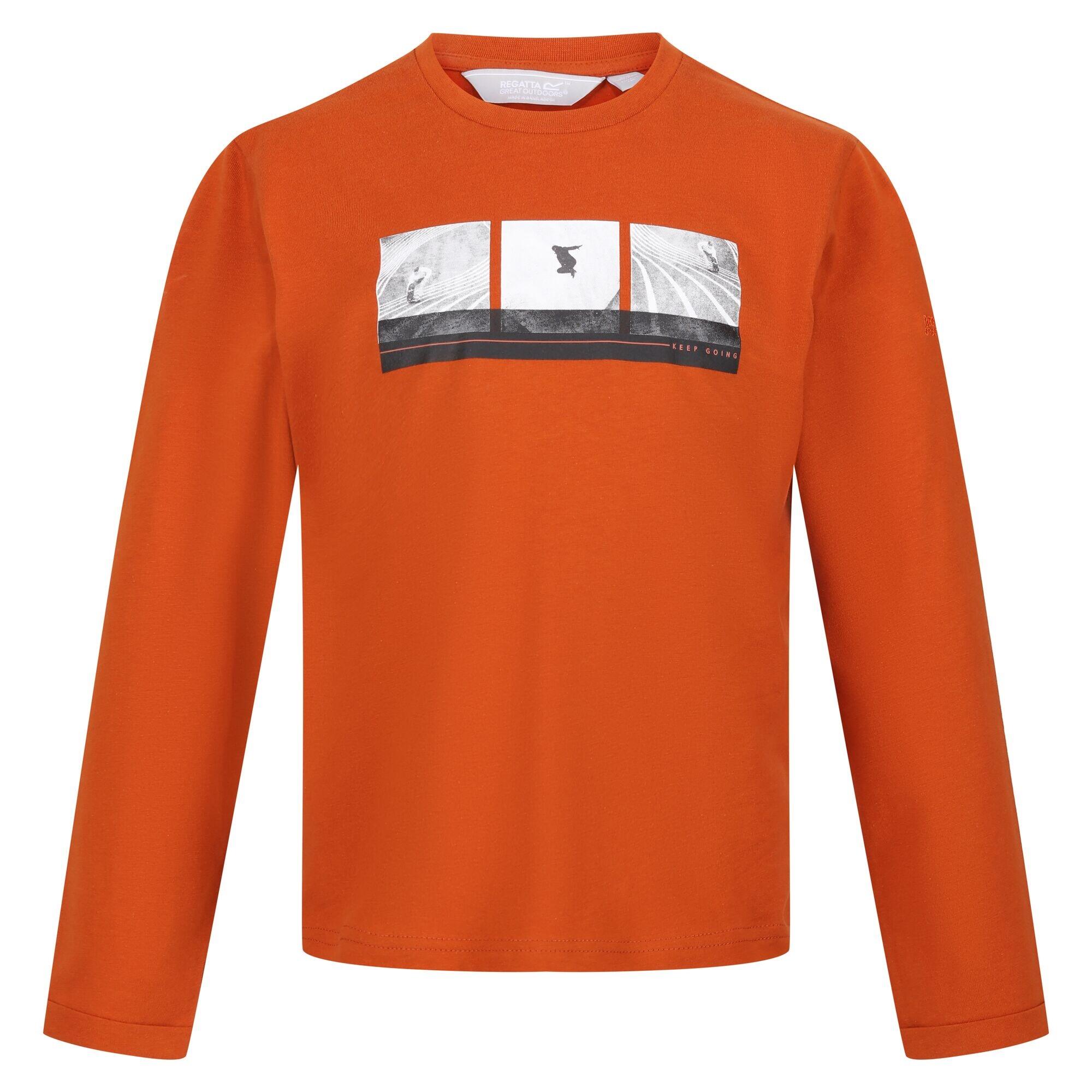 Tshirt WENBIE KEEP GOING Child (Burnt orange)