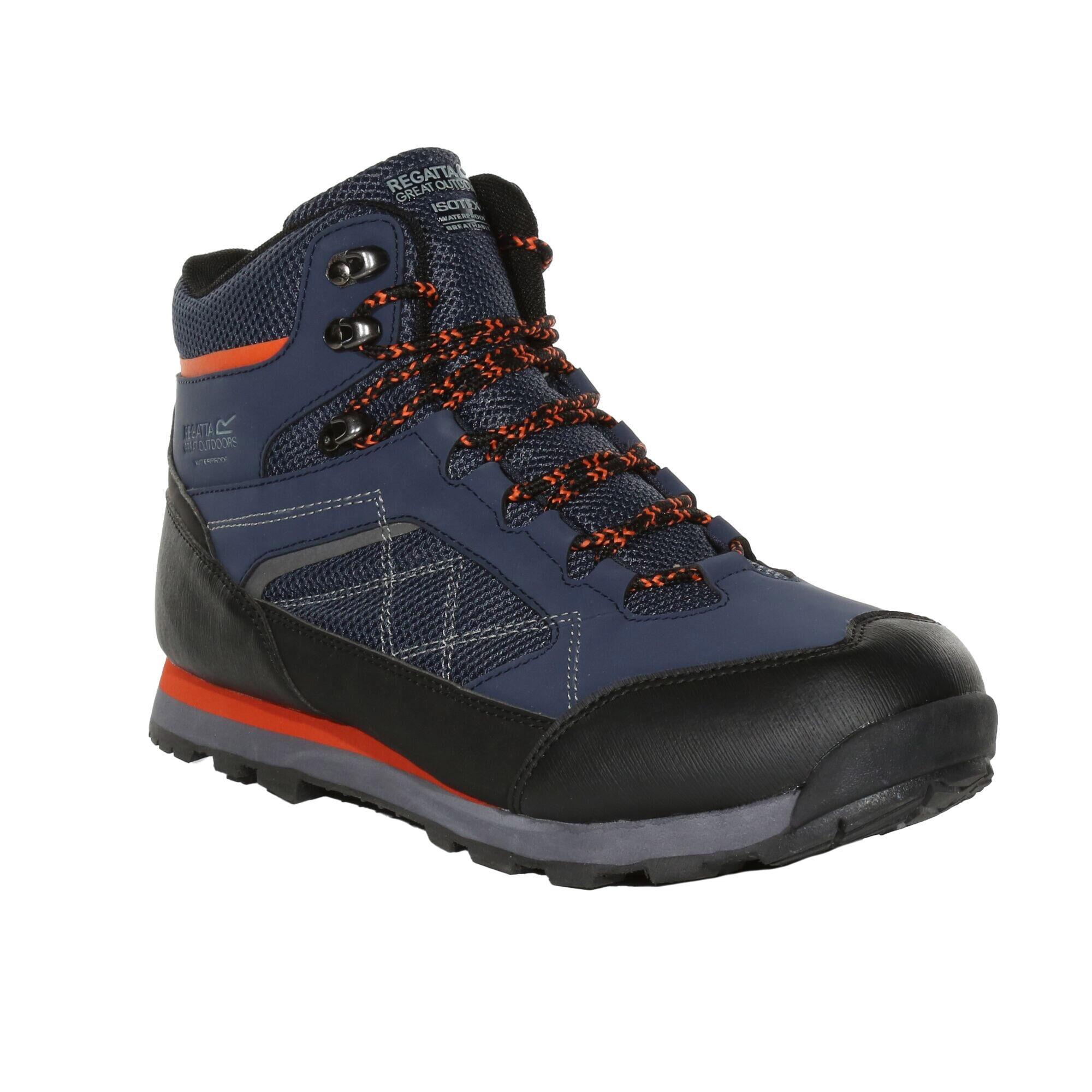 REGATTA Mens Vendeavour Pro Walking Boots (Navy/Rusty Orange)