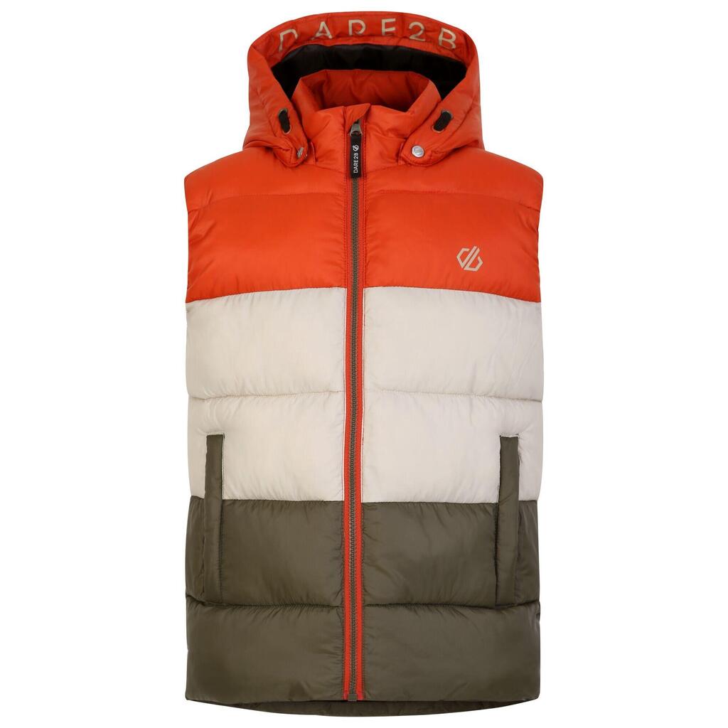 Childrens/Kids Jolly Padded Gilet (Rooibos Tea/Lichen Green)