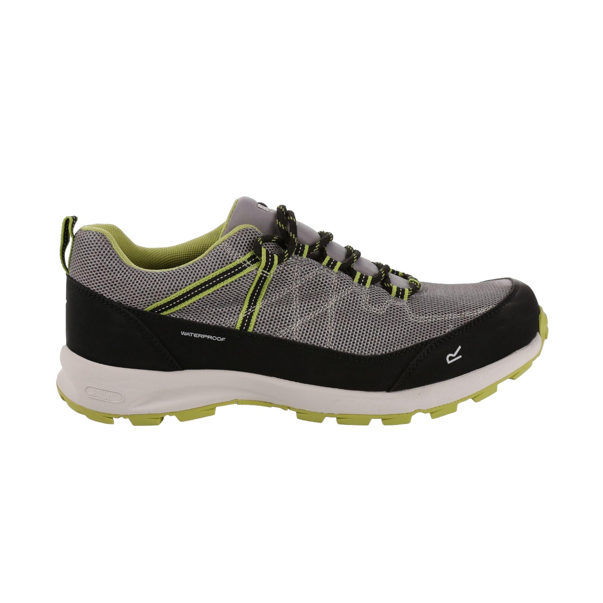 Mens Samaris Lite II Low Walking Boots (Raincloud/Oasis Green) 4/5