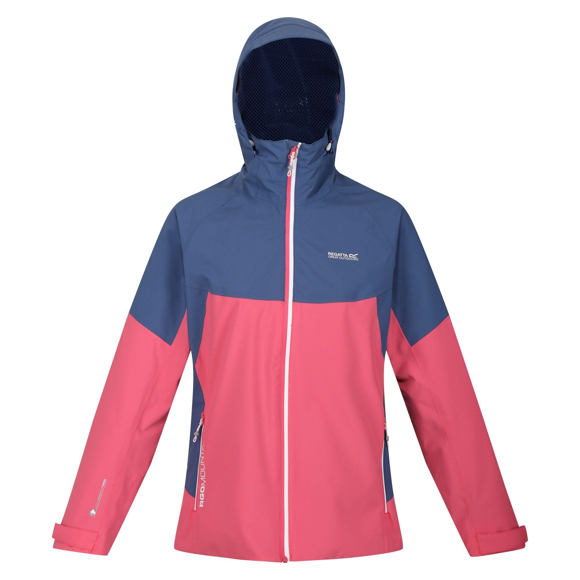 Women's BOSFIELD waterproof jacket (Pink / Denim)