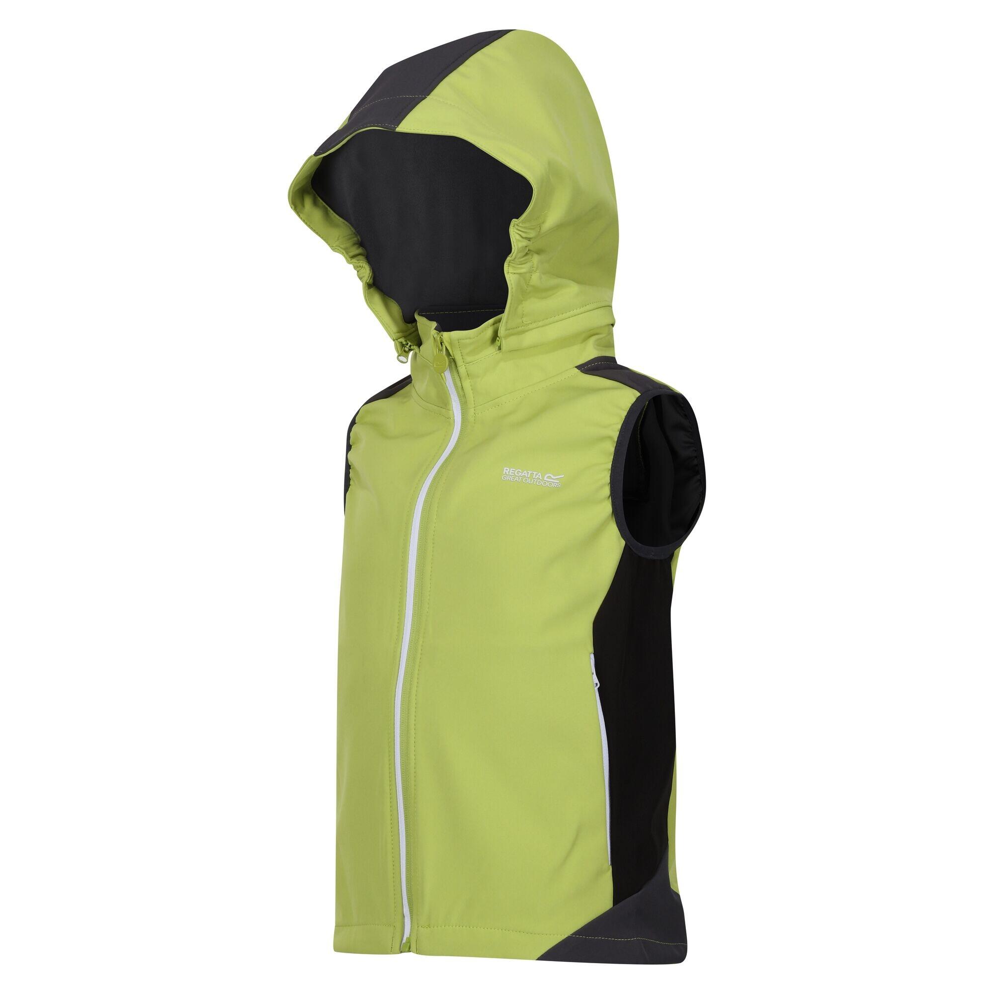 Veste Sans Manches ACIDITY Enfant (Vert Algue / Gris Phoque) 3/5