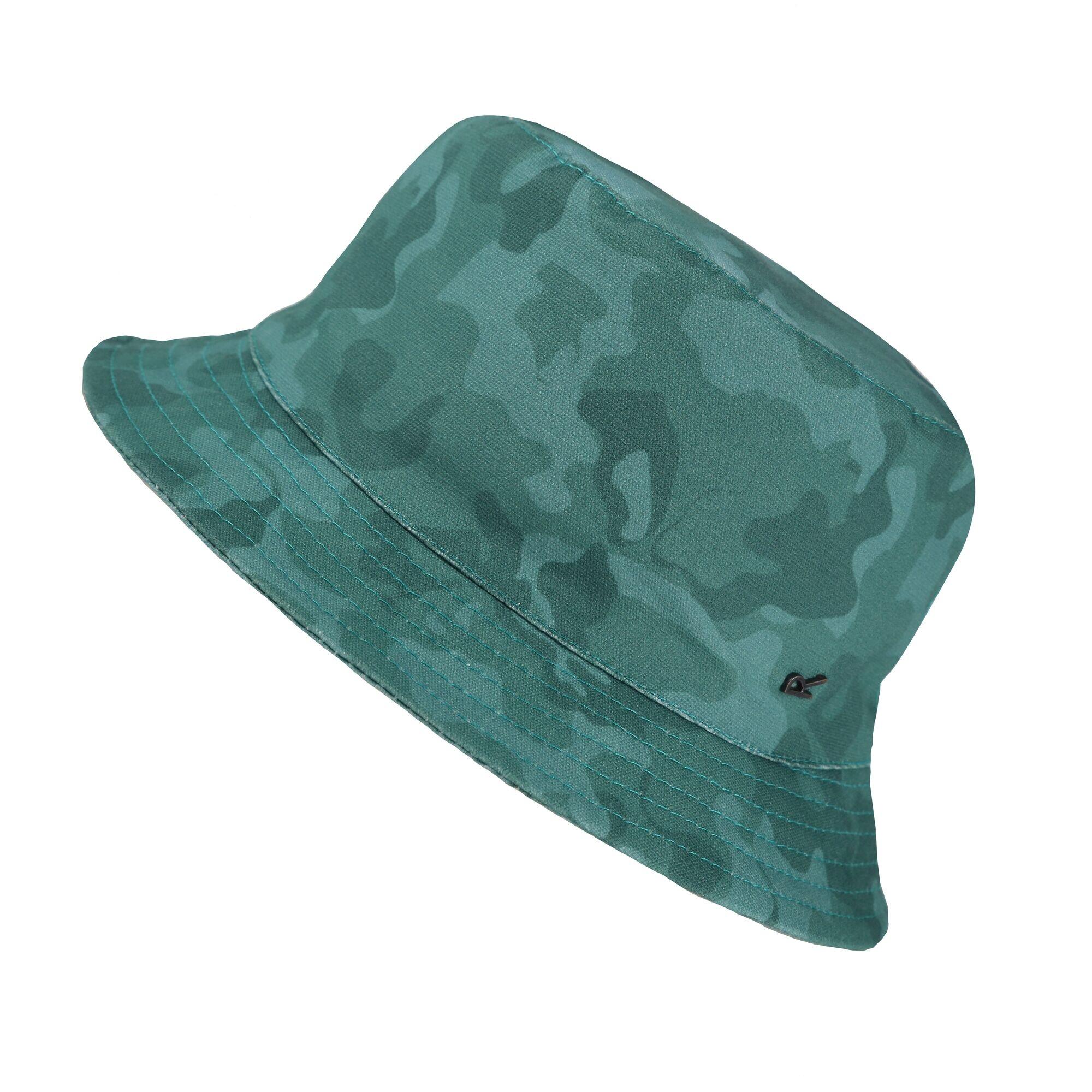 REGATTA Childrens/Kids Crow Camo Bucket Hat (Sea Pine)