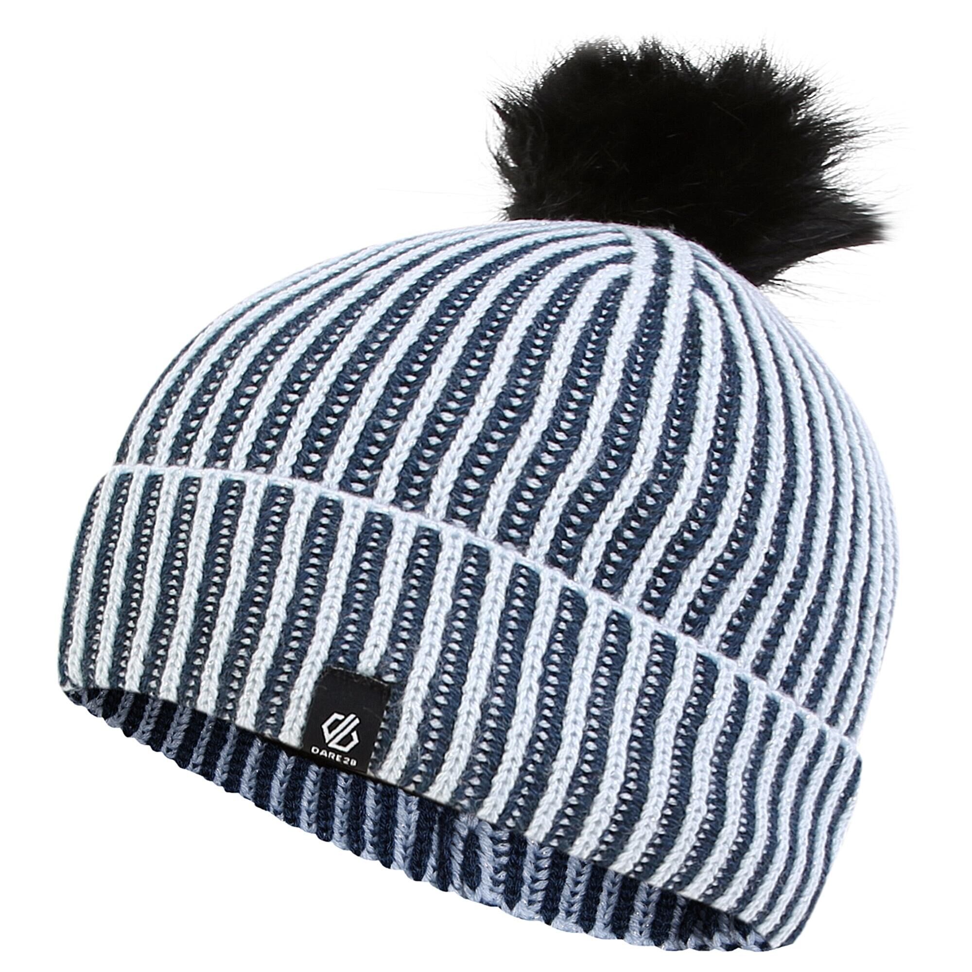 DARE 2B Childrens/Kids Ding Contrast Beanie (Quiet Blue/Moonlight)