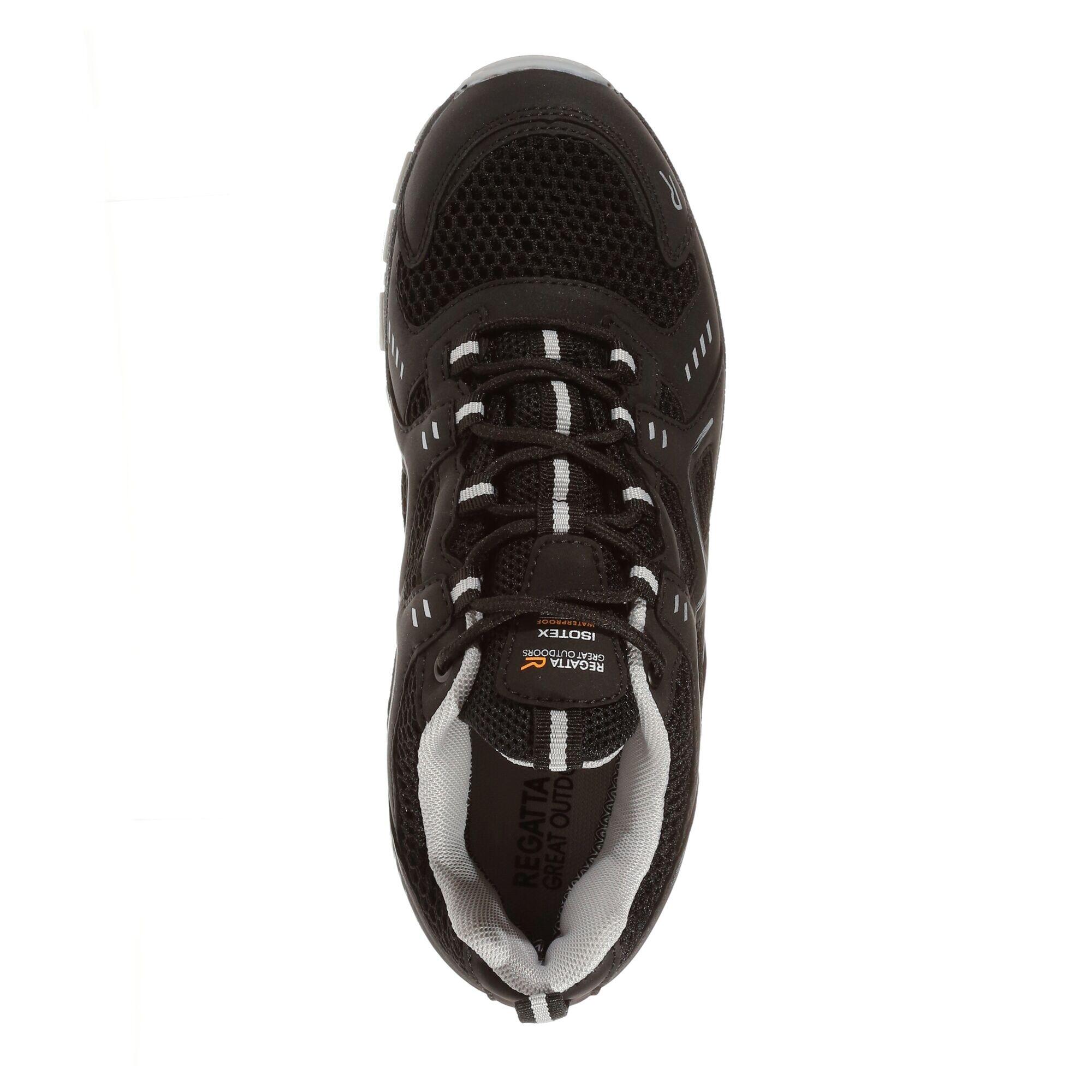 Wanderschuhe "Vendeavour" Damen Schwarz/Cyberspace 4/5
