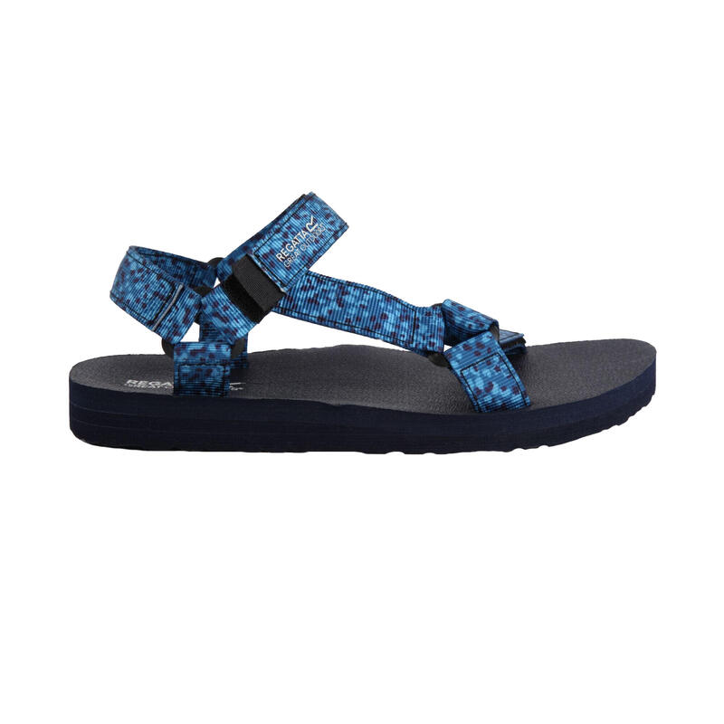 Dames Lady Vendeavour sandalen met patroon (Marine/hemelblauw)