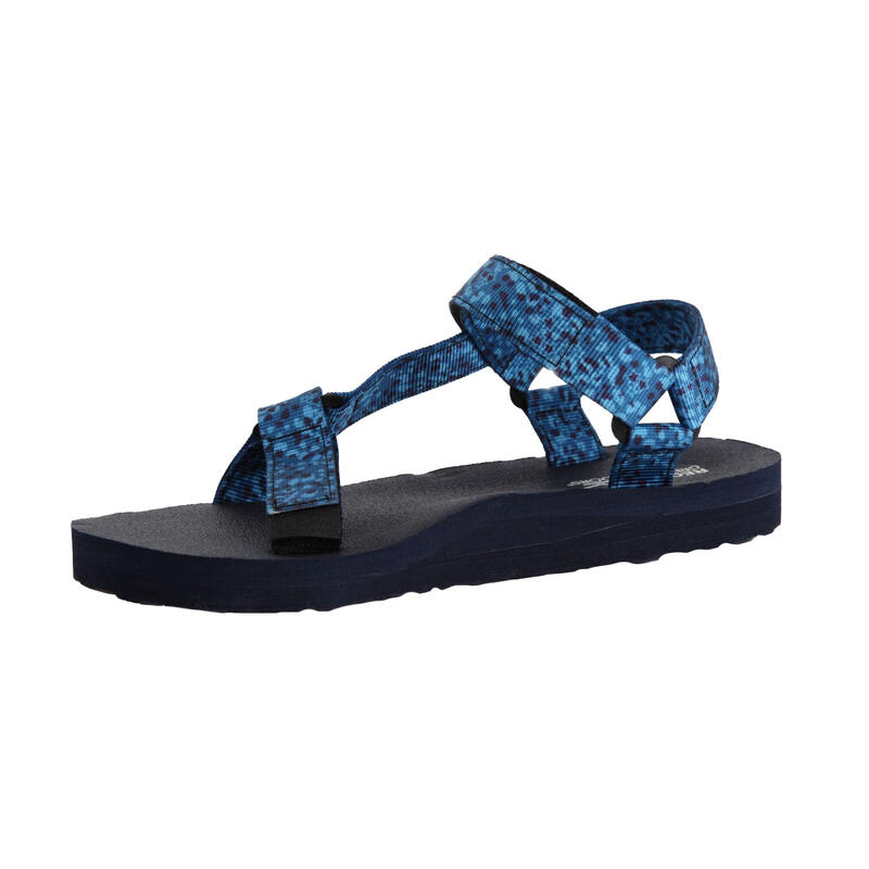 Dames Lady Vendeavour sandalen met patroon (Marine/hemelblauw)