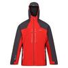 Veste imperméable RADDICK Homme (Rouge cadmium / Gris phoque)